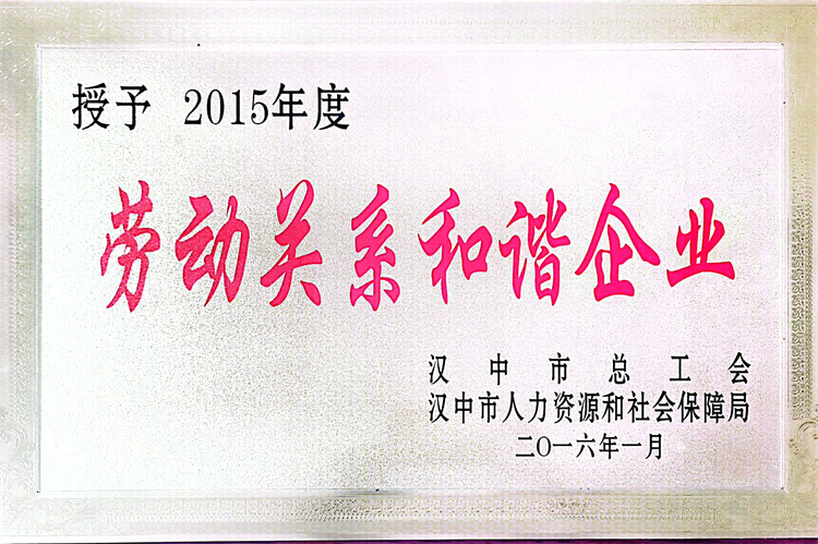 勞動關系和諧企業(yè)